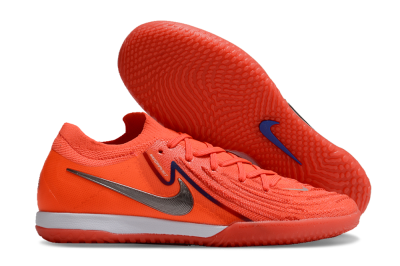 Nike Phantom GX 2 Elite IC Low-Tops Football Shoes - Red/Silver/Blue