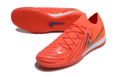 Nike Phantom GX 2 Elite IC Low-Tops Football Shoes - Red/Silver/Blue