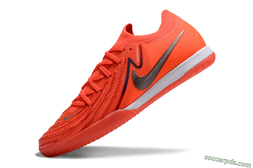 Nike Phantom GX 2 Elite IC Low-Tops Football Shoes - Red/Silver/Blue 5