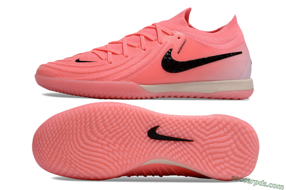 Nike Phantom GX 2 Elite IC Low-Tops Football Shoes - Pink/Black/White 0