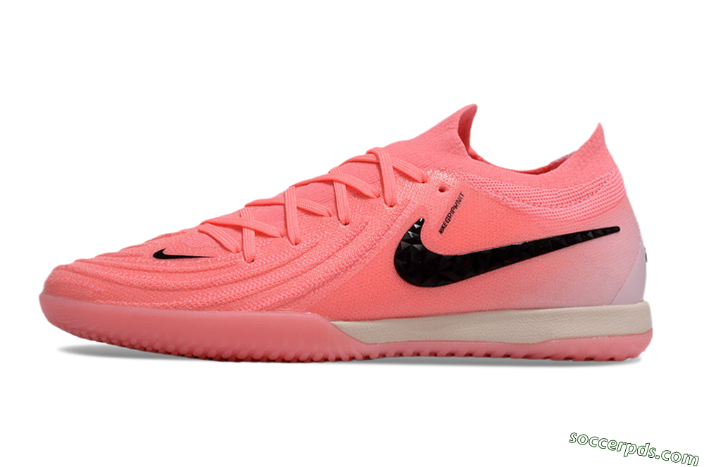 Nike Phantom GX 2 Elite IC Low-Tops Football Shoes - Pink/Black/White 2