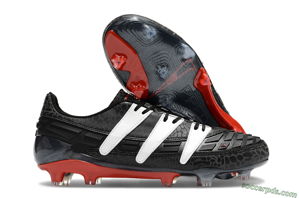 Adidas Predator Accelerator 94 FG Low-Tops Football Boots - Black/White/Red 1