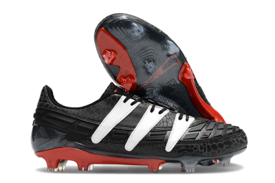Adidas Predator Accelerator 94 FG Low-Tops Football Boots - Black/White/Red