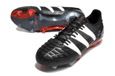 Adidas Predator Accelerator 94 FG Low-Tops Football Boots - Black/White/Red