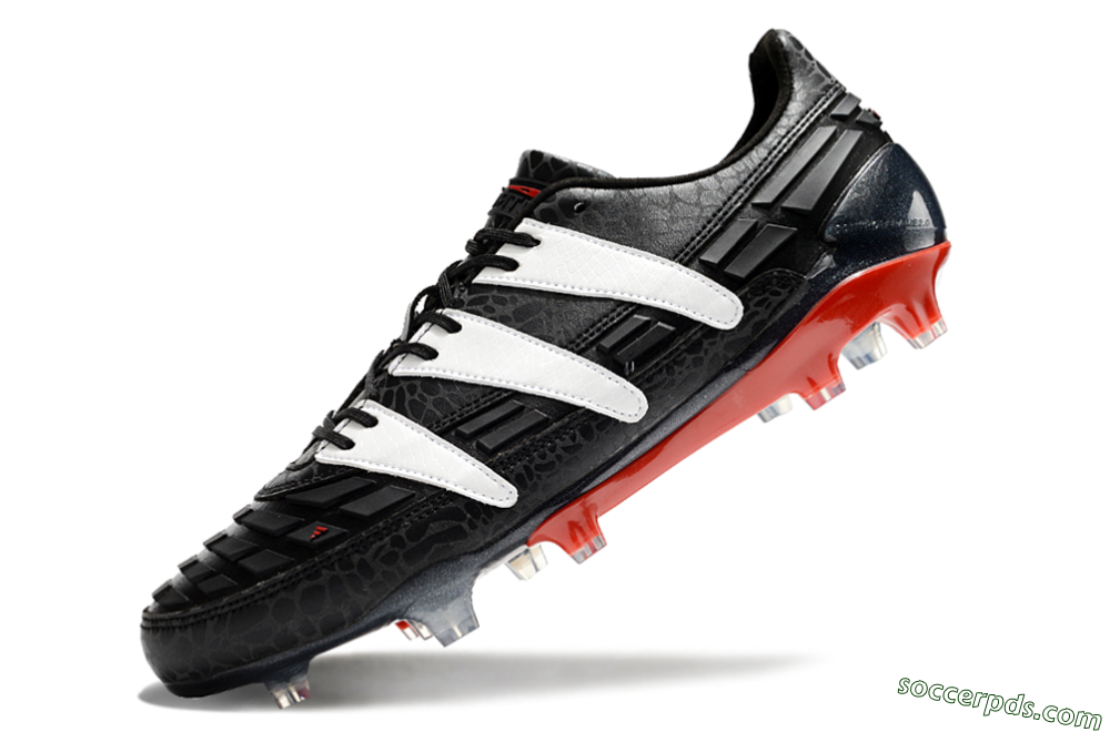 Adidas Predator Accelerator 94 FG Low-Tops Football Boots - Black/White/Red 5