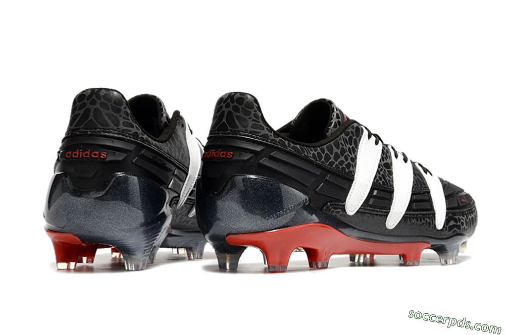 Adidas Predator Accelerator 94 FG Low-Tops Football Boots - Black/White/Red 6