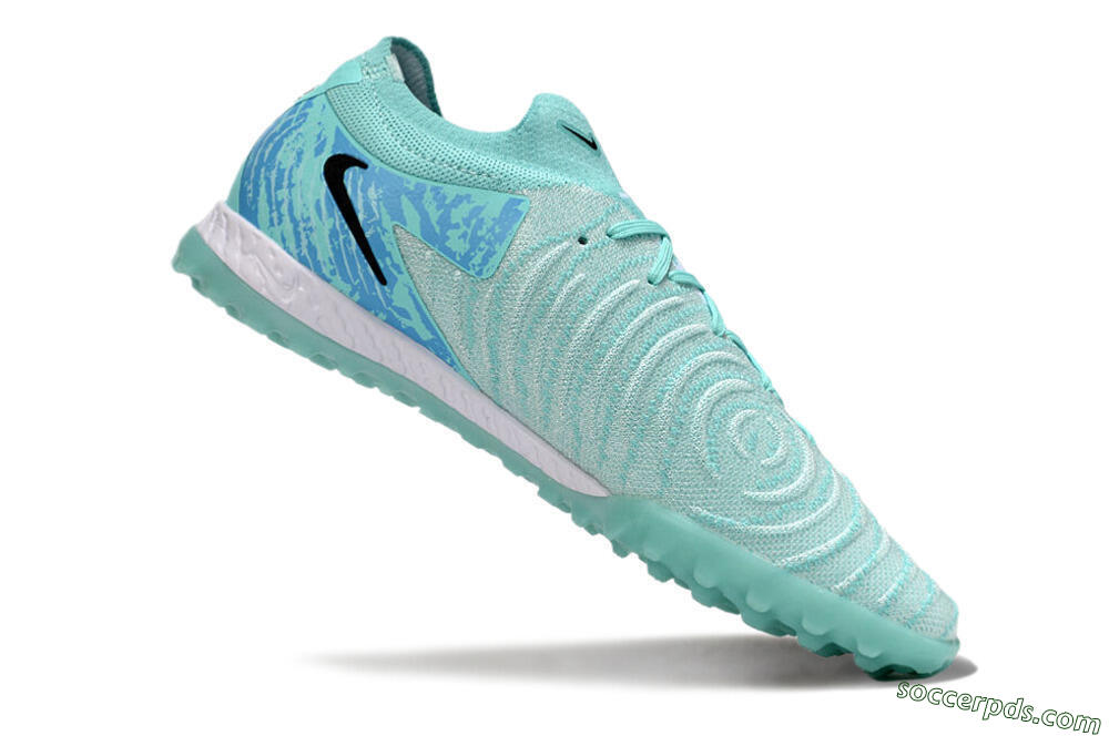 Nike Phantom GX 2 Elite TF Low-Tops Football Shoes - Jade/Blue/Black 4