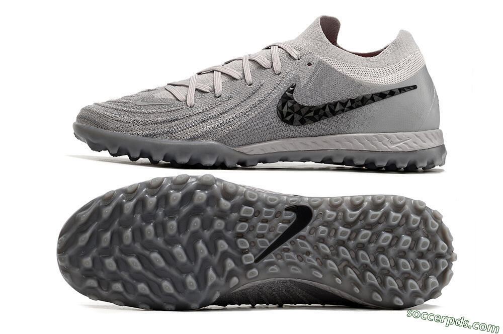 Nike Phantom GX 2 Elite TF Low-Tops Football Shoes - Grey/Black 0