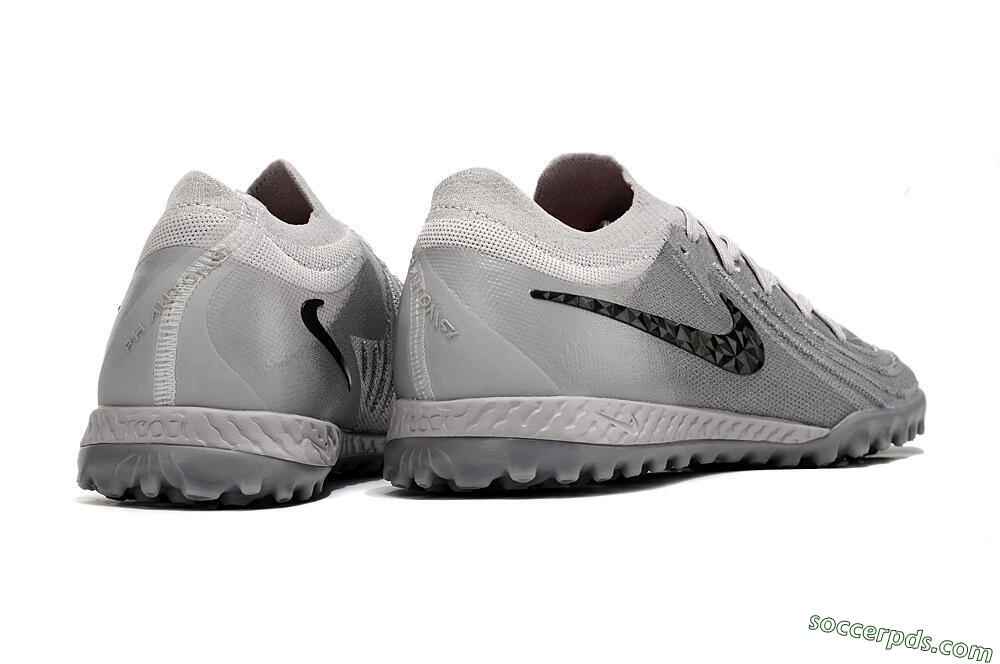 Nike Phantom GX 2 Elite TF Low-Tops Football Shoes - Grey/Black 6