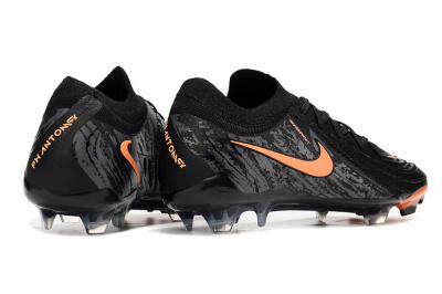 Nike Phantom Luna Elite NU FG Low-Tops Football Boots - Black/Grey/Orange
