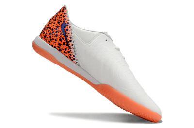 Nike Phantom GX 2 Acad LV8 IC Low-Tops Football Shoes - White/Blue/Orange