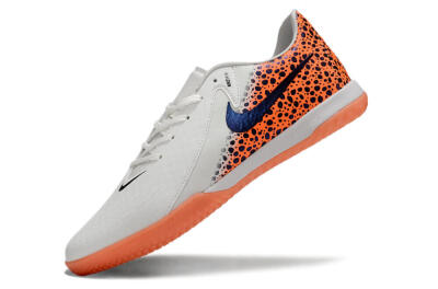 Nike Phantom GX 2 Acad LV8 IC Low-Tops Football Shoes - White/Blue/Orange
