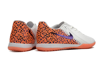 Nike Phantom GX 2 Acad LV8 IC Low-Tops Football Shoes - White/Blue/Orange
