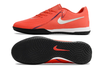 Nike Phantom GX 2 Acad LV8 IC Low-Tops Football Shoes - Red/Silver/White/Black