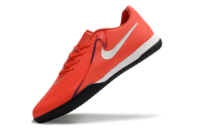 Nike Phantom GX 2 Acad LV8 IC Low-Tops Football Shoes - Red/Silver/White/Black