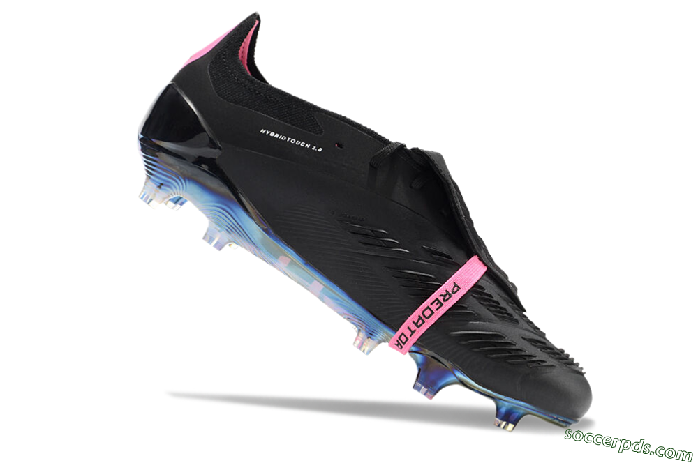 Adidas Predator Elite Foldover Tongue FG Low-Tops Football Boots - Black/Pink/Gold 4