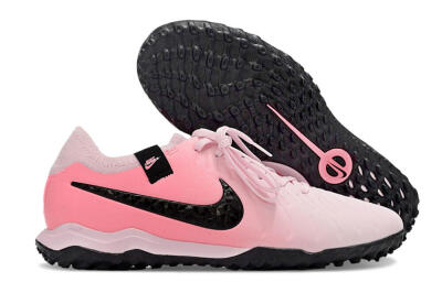Nike Tiempo Legend 10 Pro TF Low-Tops Football Shoes - Pink/Black/White