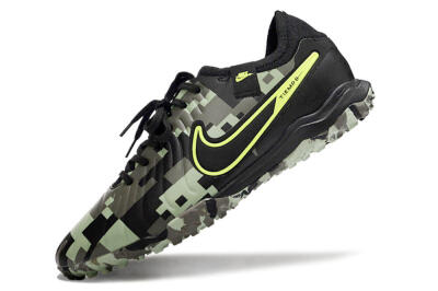 Nike Tiempo Legend 10 Pro TF Low-Tops Football Shoes - Camo/Black/Yellow