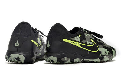Nike Tiempo Legend 10 Pro TF Low-Tops Football Shoes - Camo/Black/Yellow