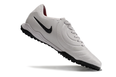 Nike Tiempo Legend 10 Pro TF Low-Tops Football Shoes - Grey/Black/Pink