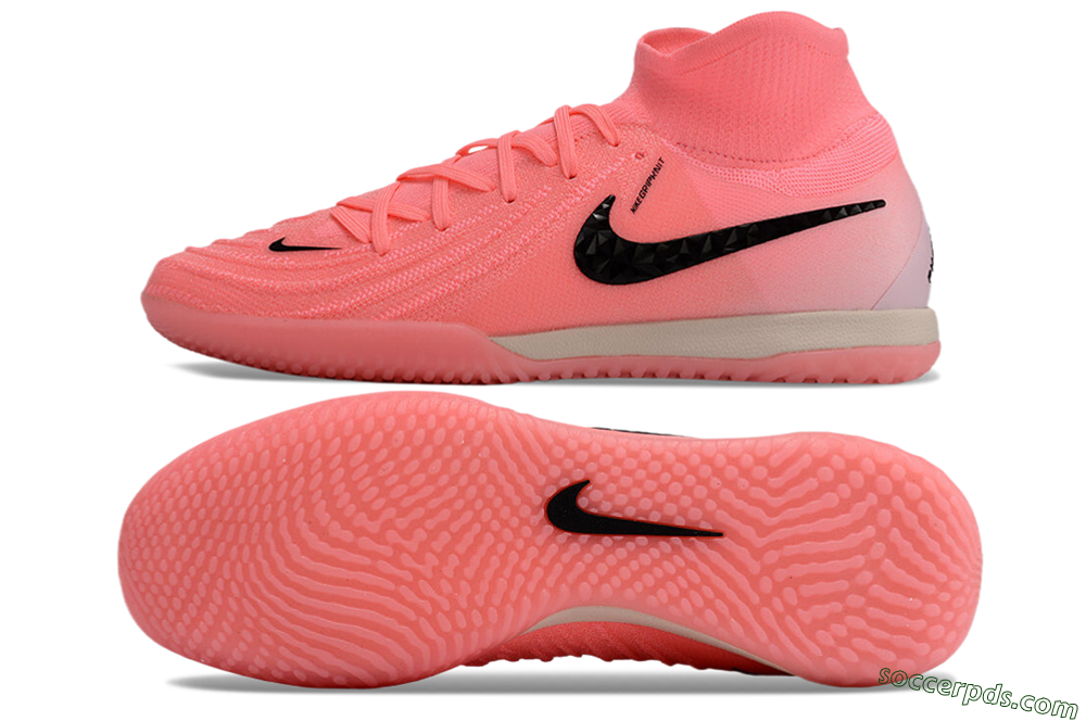 Nike Phantom Luna Elite NU IC High-Tops Football Shoes - Pink/Black/White 0