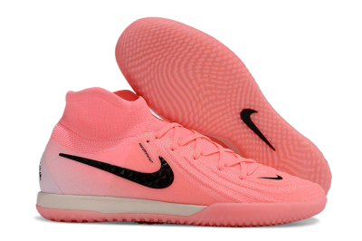 Nike Phantom Luna Elite NU IC High-Tops Football Shoes - Pink/Black/White