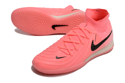 Nike Phantom Luna Elite NU IC High-Tops Football Shoes - Pink/Black/White