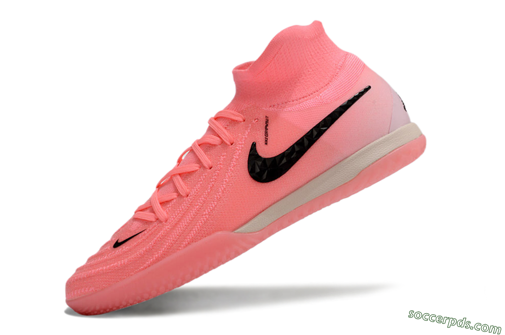 Nike Phantom Luna Elite NU IC High-Tops Football Shoes - Pink/Black/White 5
