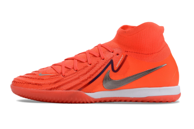 Nike Phantom Luna Elite NU IC High-Tops Football Shoes - Red/Silver/White