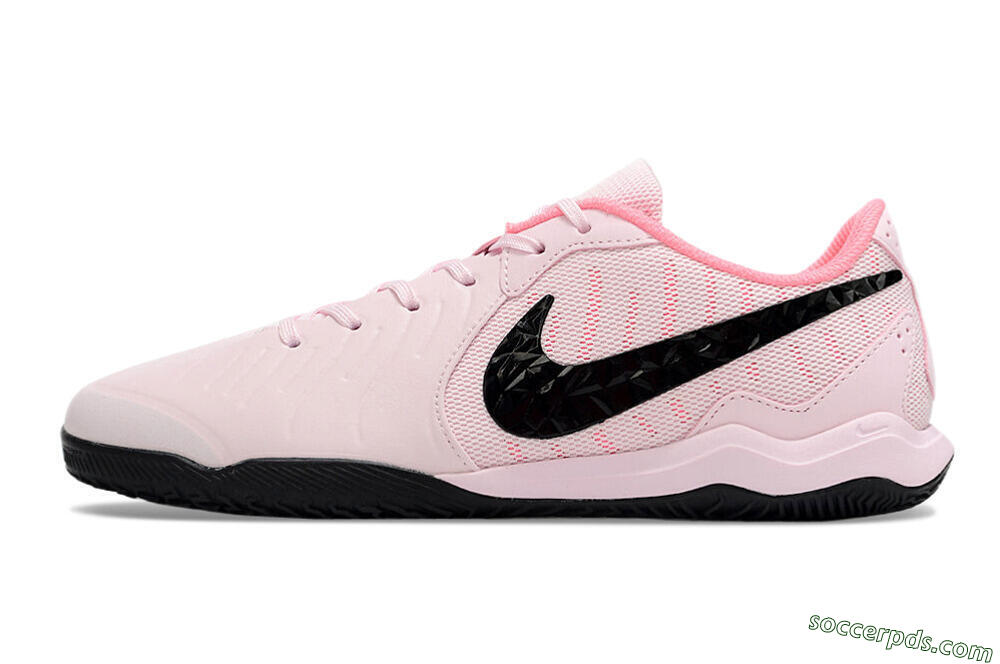 Nike Tiempo Legend 10 Academy IC Low-Tops Football Shoes - Pink/Black 2