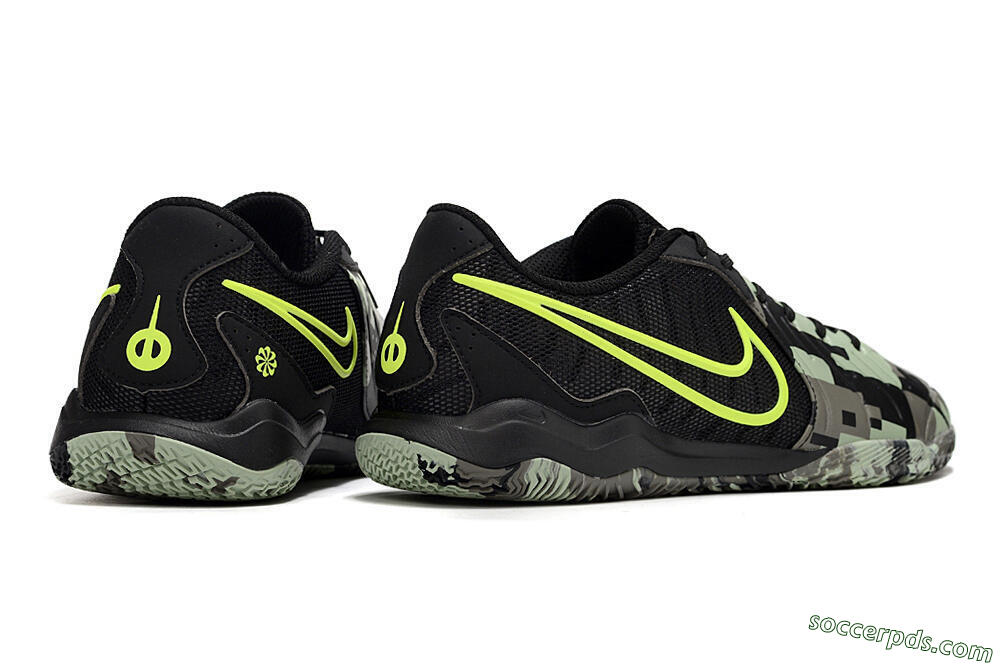 Nike Tiempo Legend 10 Academy IC Low-Tops Football Shoes - Camo/Black/Yellow 6
