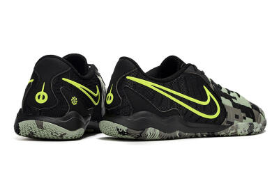 Nike Tiempo Legend 10 Academy IC Low-Tops Football Shoes - Camo/Black/Yellow