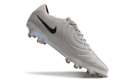 Nike Tiempo Legend 10 Elite FG Low-Tops Football Boots - Grey/Black/Gold