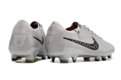 Nike Tiempo Legend 10 Elite FG Low-Tops Football Boots - Grey/Black/Gold