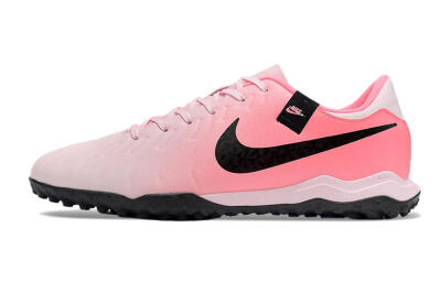 Nike Tiempo Legend 10 Academy TF Low-Tops Football Shoes - Pink/Black/White