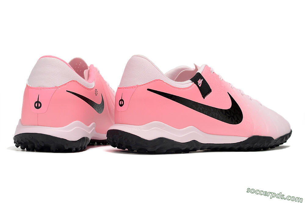 Nike Tiempo Legend 10 Academy TF Low-Tops Football Shoes - Pink/Black/White 6