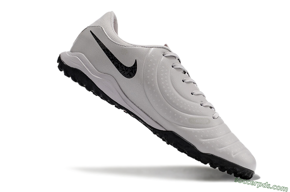 Nike Tiempo Legend 10 Academy TF Low-Tops Football Shoes - Grey/Black/Pink 4