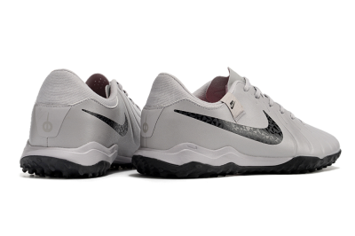 Nike Tiempo Legend 10 Academy TF Low-Tops Football Shoes - Grey/Black/Pink