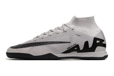 Nike Air Zoom Mercurial Superfly 9 Elite IC High-Tops Football Shoes - Grey/Black/Pink