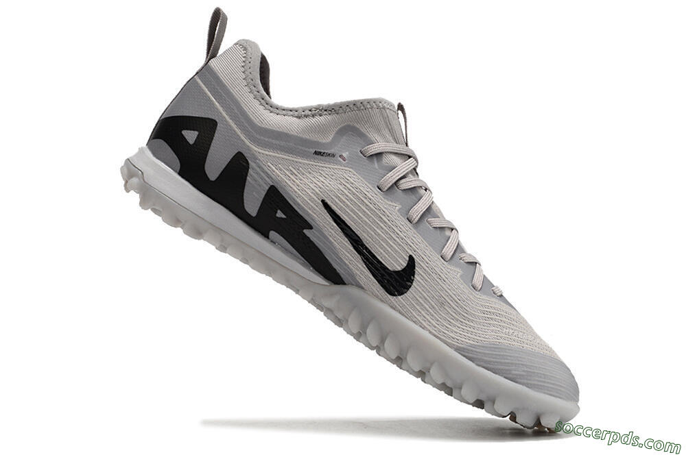 Nike Air Zoom Mercurial Vapor 15 Pro TF Low-Tops Football Shoes - Grey/Black 4