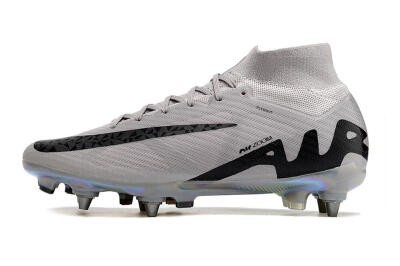 Nike Air Zoom Mercurial Superfly 9 Elite SG High-Tops Football Boots - Grey/Black/Gold