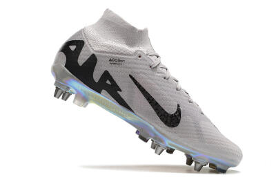 Nike Air Zoom Mercurial Superfly 9 Elite SG High-Tops Football Boots - Grey/Black/Gold