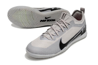 Nike Air Zoom Mercurial Vapor 15 Pro IC Low-Tops Football Shoes - Grey/Black