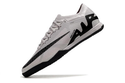 Nike Air Zoom Mercurial Vapor 15 Elite IC Low-Tops Football Shoes - Grey/Black/Pink