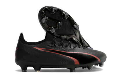 Puma Ultra Ultimate FG Low-Tops Football Boots - Black/Red