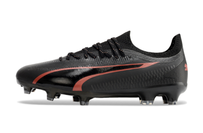 Puma Ultra Ultimate FG Low-Tops Football Boots - Black/Red