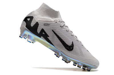 Nike Air Zoom Mercurial Superfly 9 Elite AG High-Tops Football Boots - Grey/Black/Gold