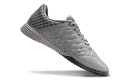 Nike Lunar Gato 2 IC Low-Tops Football Shoes - Grey/Purple/White