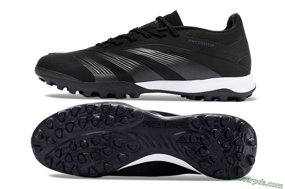 Adidas Predator 24 Elite TF Low-Tops Football Shoes - Black/White 0