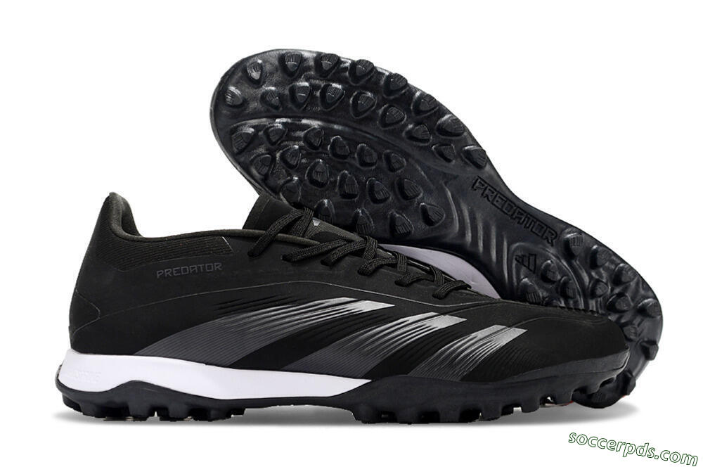 Adidas Predator 24 Elite TF Low-Tops Football Shoes - Black/White 1
